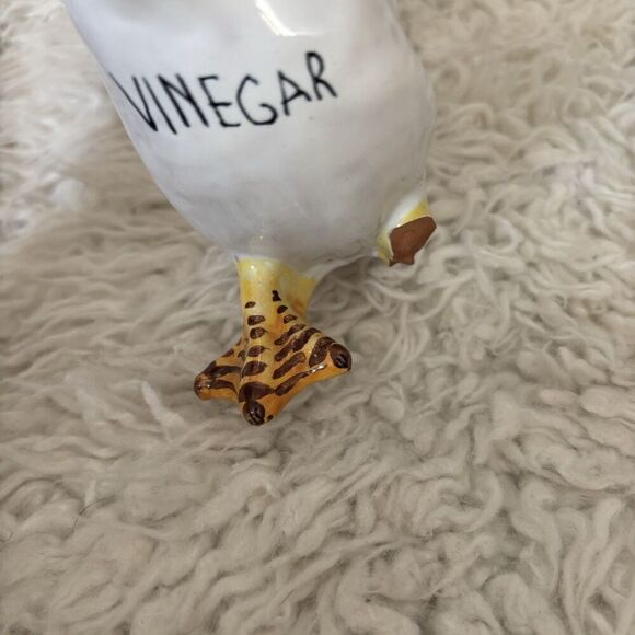 Lot Of  2 Vintage Ceramic Goose Oil Vinegar Set Legro Italy & Ceramics By Fran - Picture 7 of 11